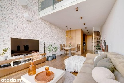 Qbik, Apartament 2-piętrowy z antresolą i widokiem