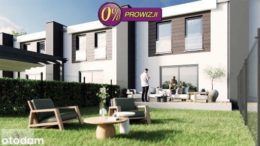 Skrajny segment 112m2 z ogrodem 500m2 - przy lesie