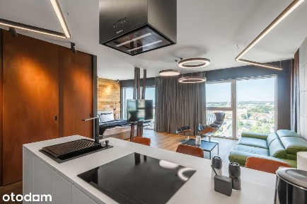 Apartament na 18 piętrze z widokiem na Wisłok, smart home