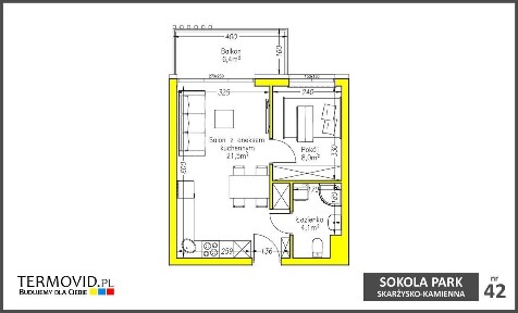 Mieszkanie 34 mkw z ogródkiem - Sokola PARK 42