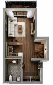 Dwupoziomowe mieszkanie - 78,14 m² | 4 pokoje | 2 łazienki | garderoba