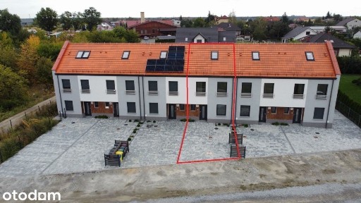 Szeregówka z ogródkiem - pompa ciepła, klimatyzacja, wysoki standard