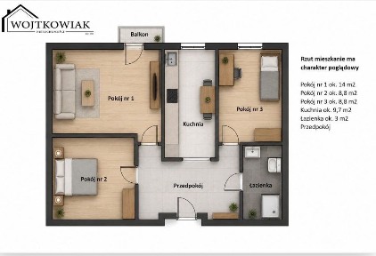 3 pokoje I w trakcie generalnego remontu | 49 m² | 8. piętro | Idealne pod inwestycję