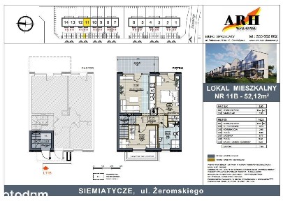 Mieszkanie BEZCZYNSZOWE 52,12m² z balkonem |ul.Żeromskiego|Siemiatycze