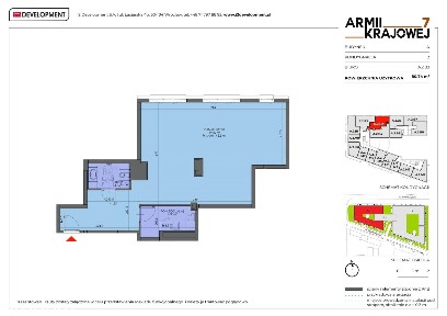 Lokal biurowy 80,74 m² (A.2.B3) | Armii Krajowej 7 etap I | Parter