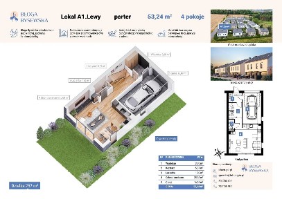 4-pokojowy dom 108m2 + ogródek Bez Prowizji