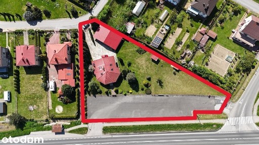 DOM+BIZNES | 3100 m² | DK9 | Parking 1100 m² | Idealny pod inwestycję