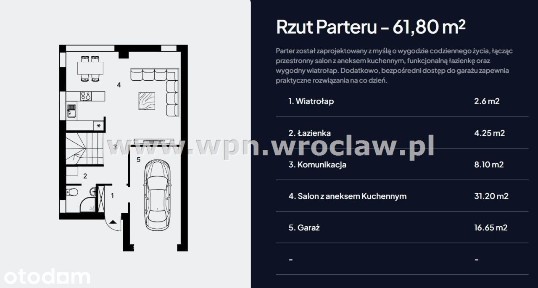 Nowoczesny bliźniak 118m ogród garaż Cicha okolica