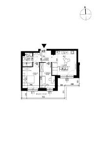 3-pokojowe mieszkanie 46m2 + ogródek Bezpośrednio