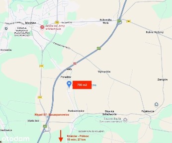 Hala magazynowa 680 m² | 15 min od obwodnicy Kraków-Płn | 3,3 km od S7