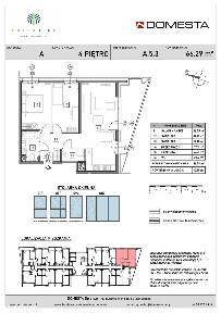 3-pokojowe mieszkanie 66m2 + loggia