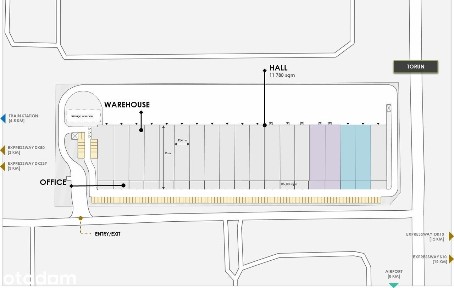 Nowe SMALL BUSINESS UNITS 520m2 hala + 75m2 biuro na wynajem.
