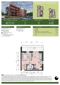 Apartamenty Legionów | mieszkanie 2-pok. | 40,97m2