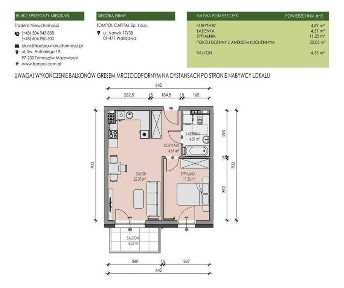 Nowa Inwestycja Legionów | mieszkanie 2-pok. | 42,48m2