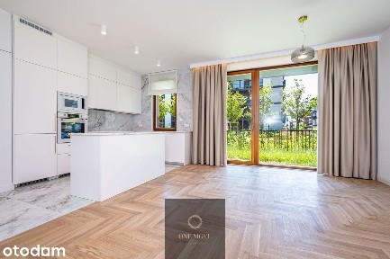 Całkowicie nowy apartament z ogrodem