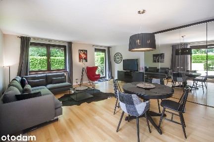 Apartament przy Rudawie i Błoniach, Kasztelańska, 95 m², taras i ogród
