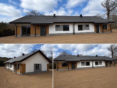 Dom bliźniak parterowy bydlino *duża działka*