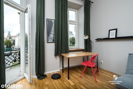 Mieszkanie 42m2, ul. Dietla. Widok na Wawel