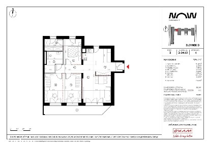 4-pokojowe mieszkanie 89m2 + balkon Bez Prowizji