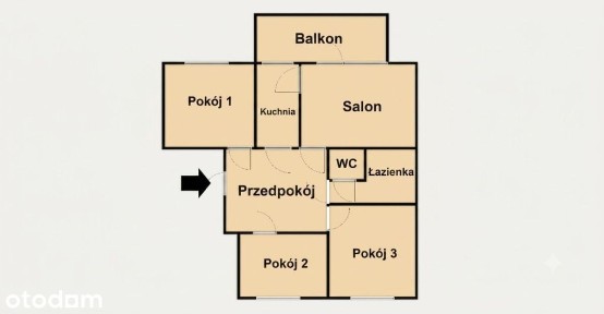 Bez mebli, 01.08. 4-pok. 69m2, Bronowice.