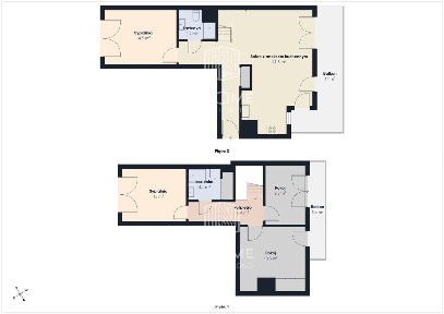 Dwupoziomowy apartament na wrocławskim Biskupinie.