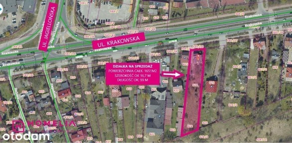 ul. Krakowska, Cegielnia, Kielce, świętokrzyskie