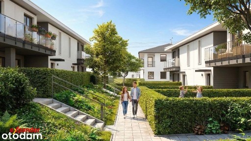 Apartament z ogródkiem i garażem dwustanowiskowym