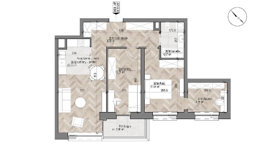 Apartamenty Czysta| 65,54 m² | 1. piętro | centrum miasta (28)