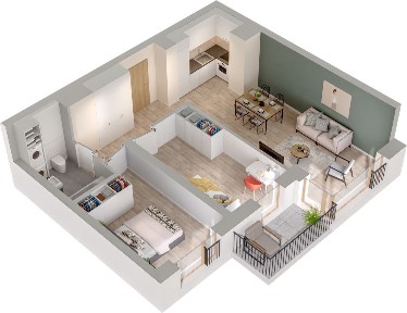 Apartamenty Czysta| 67,22m² | 4. piętro | centrum miasta (22)
