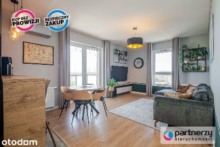 3 pokoje Letnica 65m2, 11 piętro, piękny widok!