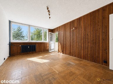 Rozkładowe M3 z zielenią,parkiem i stawem za oknem