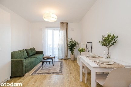 Studio 24² z balkonem, nowoczesne, komfortowe, petfriendly.