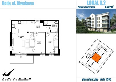 NOWE 3-pokojowe mieszkanie od dewelopera | Reda | Ul. Biwakowa | 0.2