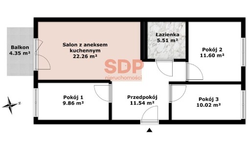 Piękna przestrzeń dla Rodziny, duże sypialnie, balkon, wkrótce oddanie