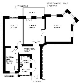 118 m² | Tarninów | Duży balkon | 4 pokoje | Klimatyzacja