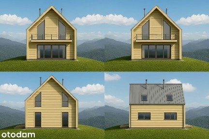 Nowoczesna stodoła z widokiem na góry | 90 m² | Pewel Wielka