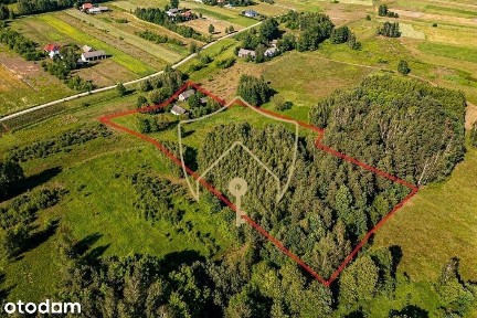 Siedlisko 1,76ha (dom + budynek gospodarczy)