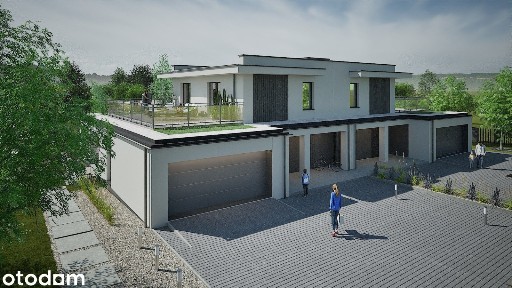 Segment domu jednorodzinnego w zabudowie bliźniaczej! SMARTHOME!
