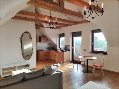 Bezczynszowy klimatyzowany apartament o wysokim standardzie w urokliwej okolicy