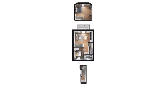 3-pokojowy apartament inwestycyjny 51m2 + balkon