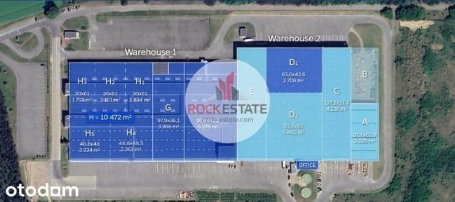 Magazyn od zaraz 3500 m2 Poznań Janikowo - 0% prow