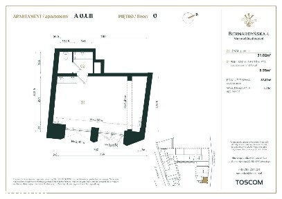 37 m² na biznes w świetnej lokalizacji - lokal przy Bernardyńskiej