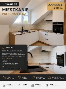 REZERWACJA Nowe, designersko wykończone mieszkanie w centrum Sosnowca