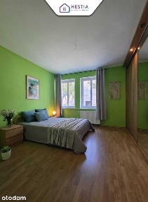 Dwupokojowe, przestronne mieszkanie na parterze