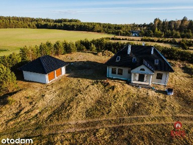 Dom 190 m² w stanie surowym - duża działka 5000 m²