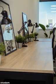 Biuro serwisowane | 10 stanowisk | Widok z 18 piętra | Klimatyzacja
