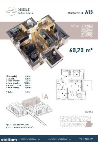 Mieszkanie 3 pokojowe z balkonem, garaż podziemny, winda
