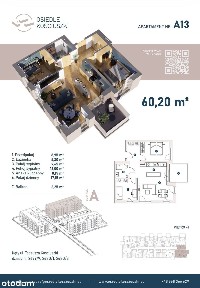 Mieszkanie 3 pokojowe z balkonem, garaż podziemny, winda