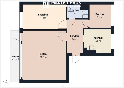Zadbane mieszkanie z balkonem - Dubeninki