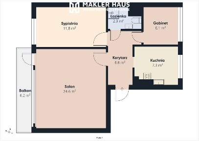 Zadbane mieszkanie z balkonem - Dubeninki
